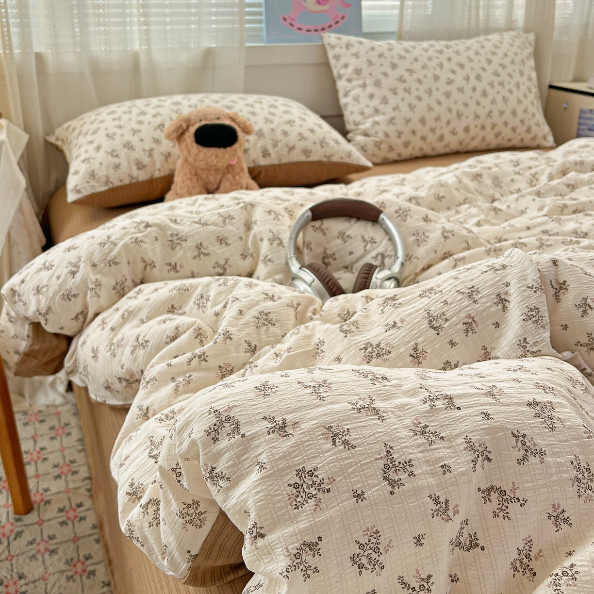 91家纺网 家纺一手货源 找家纺 （总）王朝国际 2026新款A类彩竺棉印花四件套