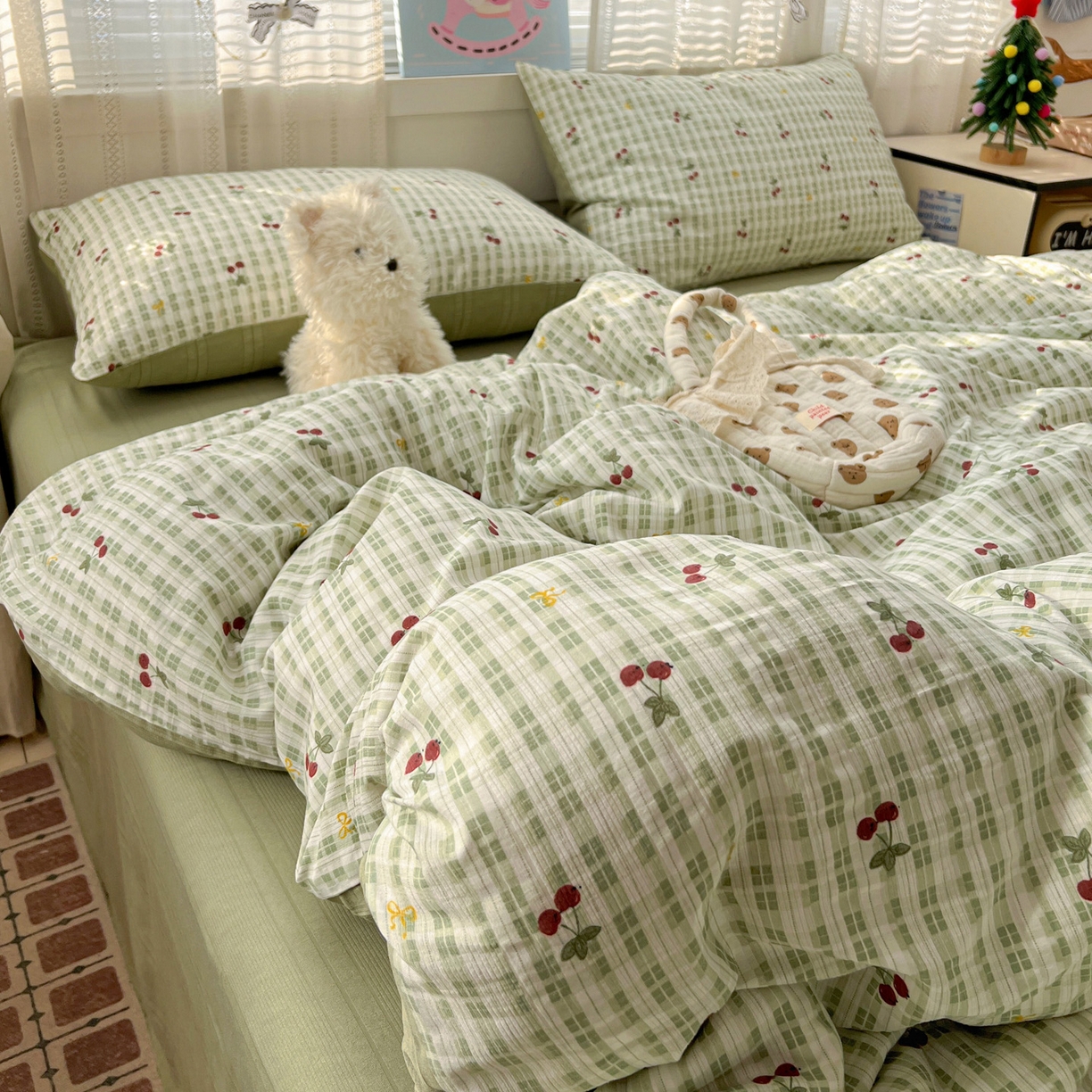 91家纺网 家纺一手货源 找家纺 （总）王朝国际 2026新款A类彩竺棉印花四件套