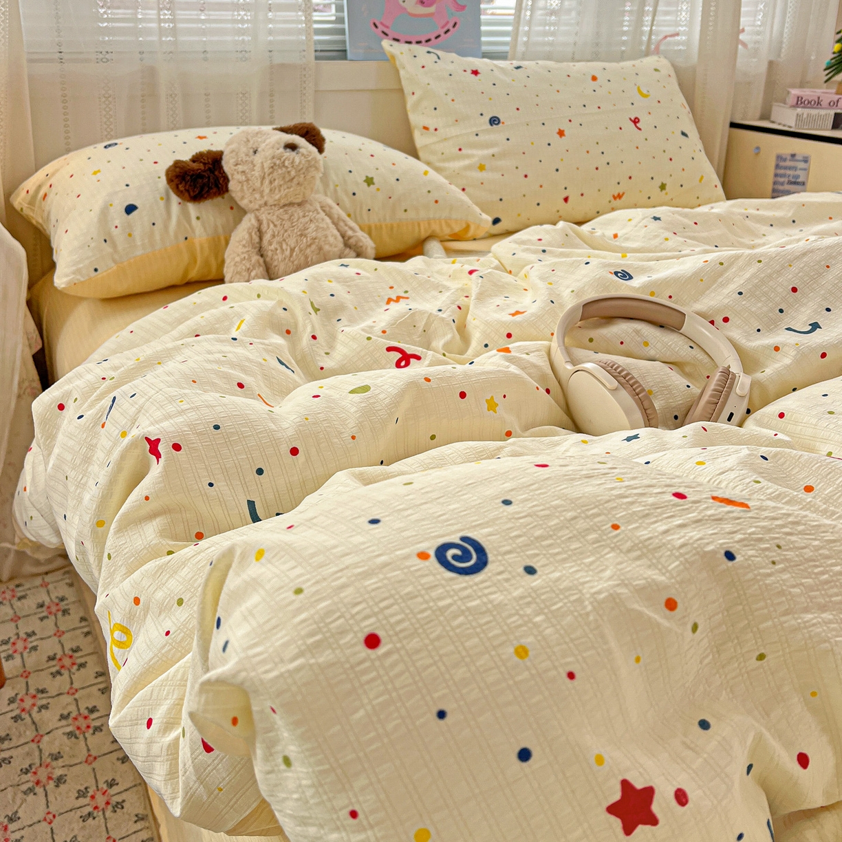 91家纺网 家纺一手货源 找家纺 （总）王朝国际 2026新款A类彩竺棉印花四件套