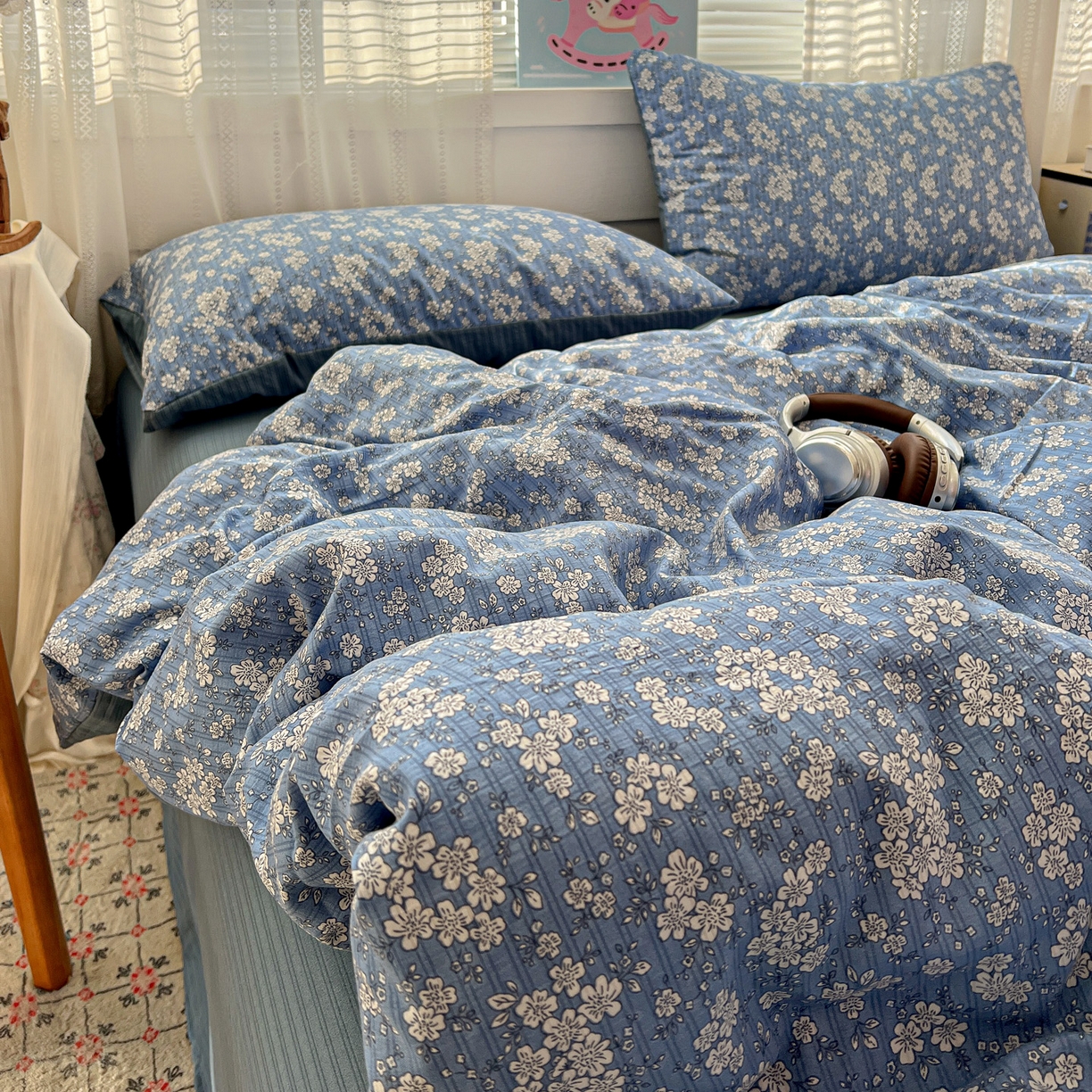 91家纺网 家纺一手货源 找家纺 （总）王朝国际 2026新款A类彩竺棉印花四件套