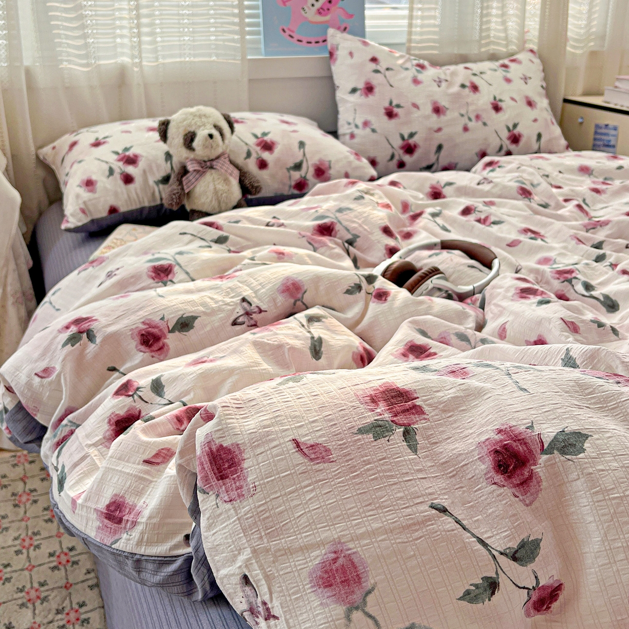 91家纺网 家纺一手货源 找家纺 （总）王朝国际 2026新款A类彩竺棉印花四件套