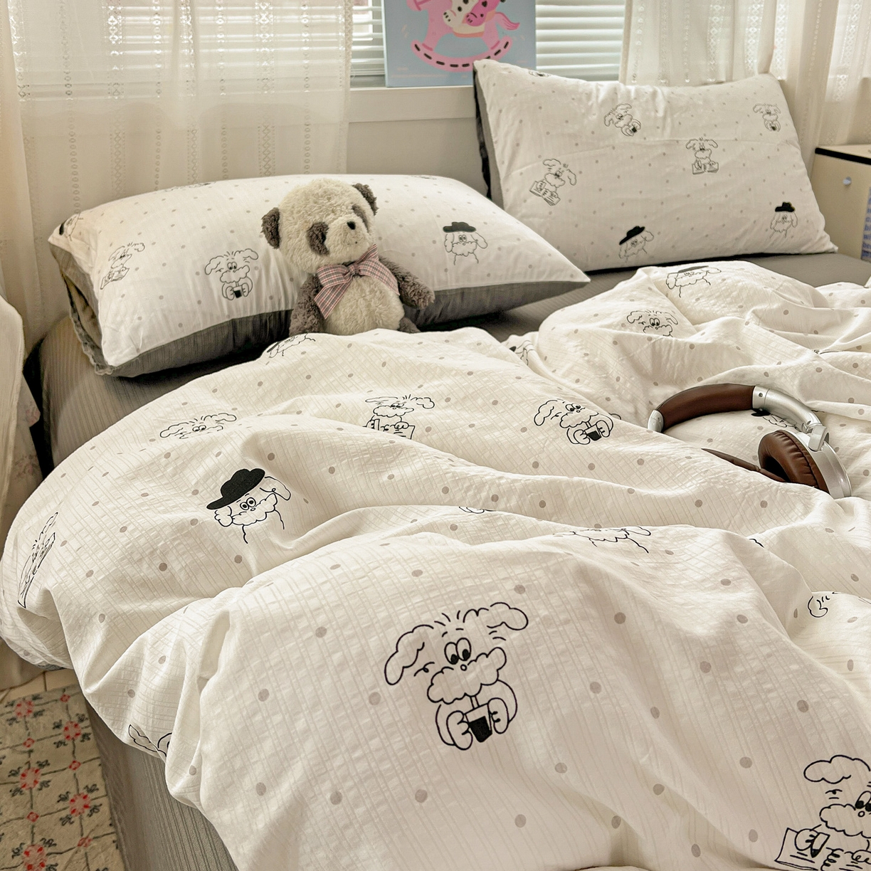 91家纺网 家纺一手货源 找家纺 （总）王朝国际 2026新款A类彩竺棉印花四件套