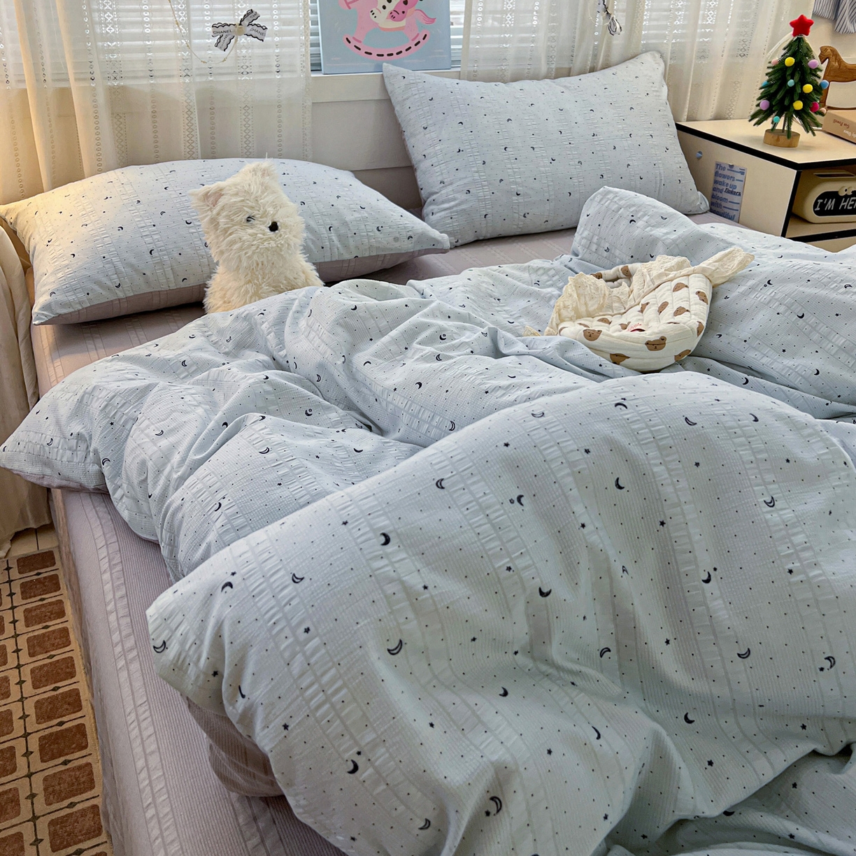 91家纺网 家纺一手货源 找家纺 （总）王朝国际 2026新款A类彩竺棉印花四件套