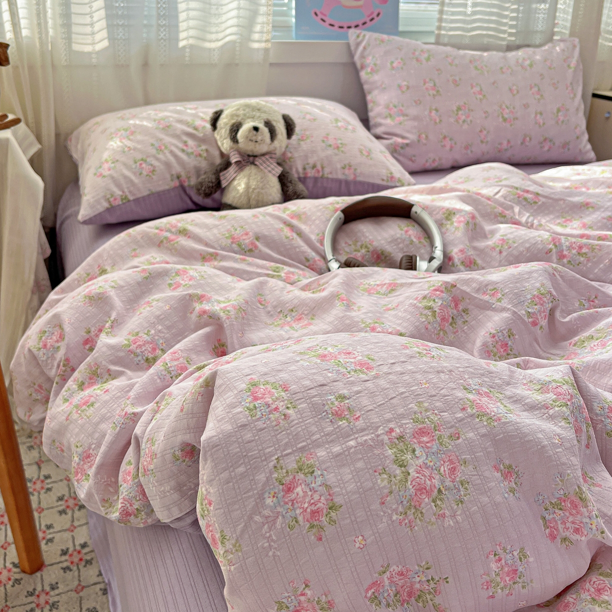 91家纺网 家纺一手货源 找家纺 （总）王朝国际 2026新款A类彩竺棉印花四件套