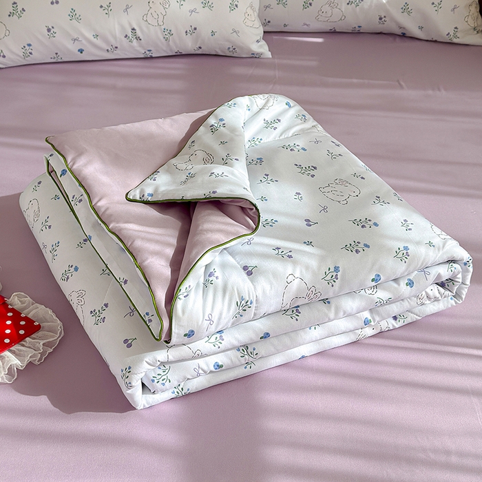 91家纺网 家纺一手货源 找家纺 （总）老帅的工厂店 2026新款A类水洗皱皱纱7A抑菌夏被夏凉被空调被