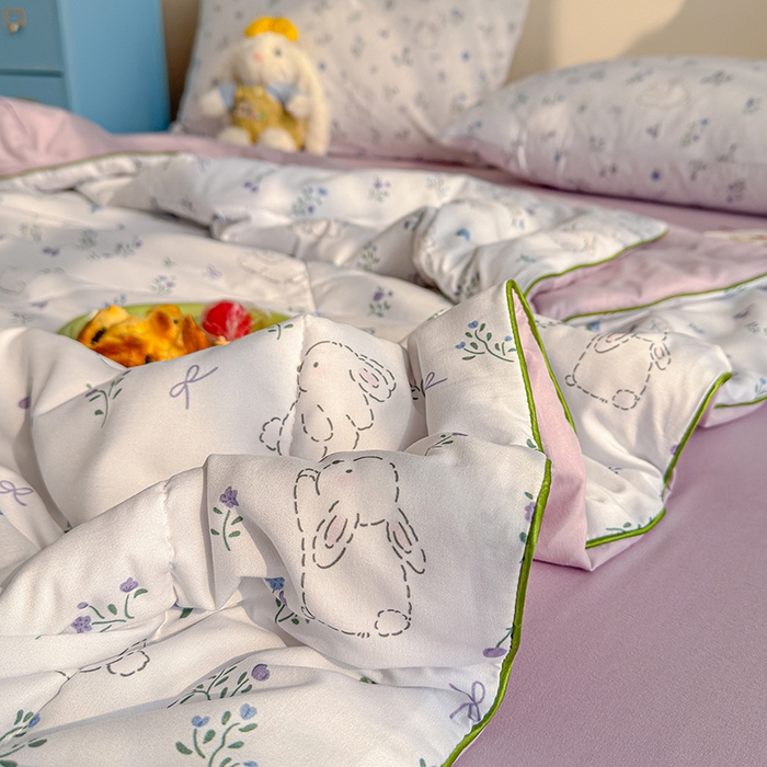 91家纺网 家纺一手货源 找家纺 （总）老帅的工厂店 2026新款A类水洗皱皱纱7A抑菌夏被夏凉被空调被