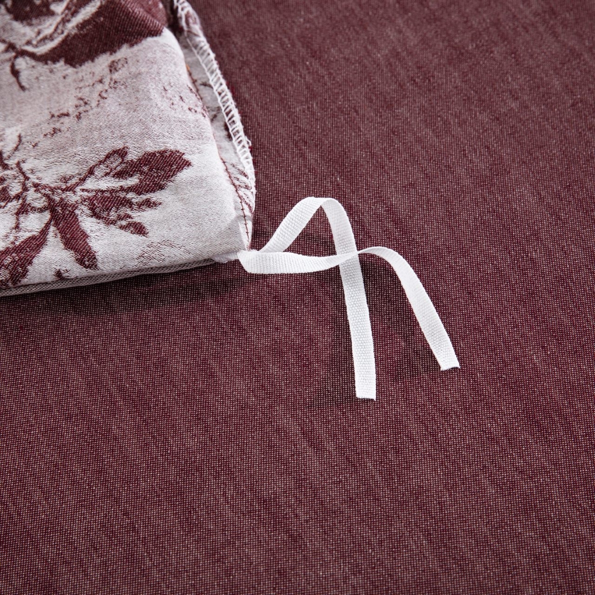 91家纺网 家纺一手货源 找家纺 （总）双层纱家居 2026新款全棉纯棉色织提花纽扣款四件套-玫瑰庄园