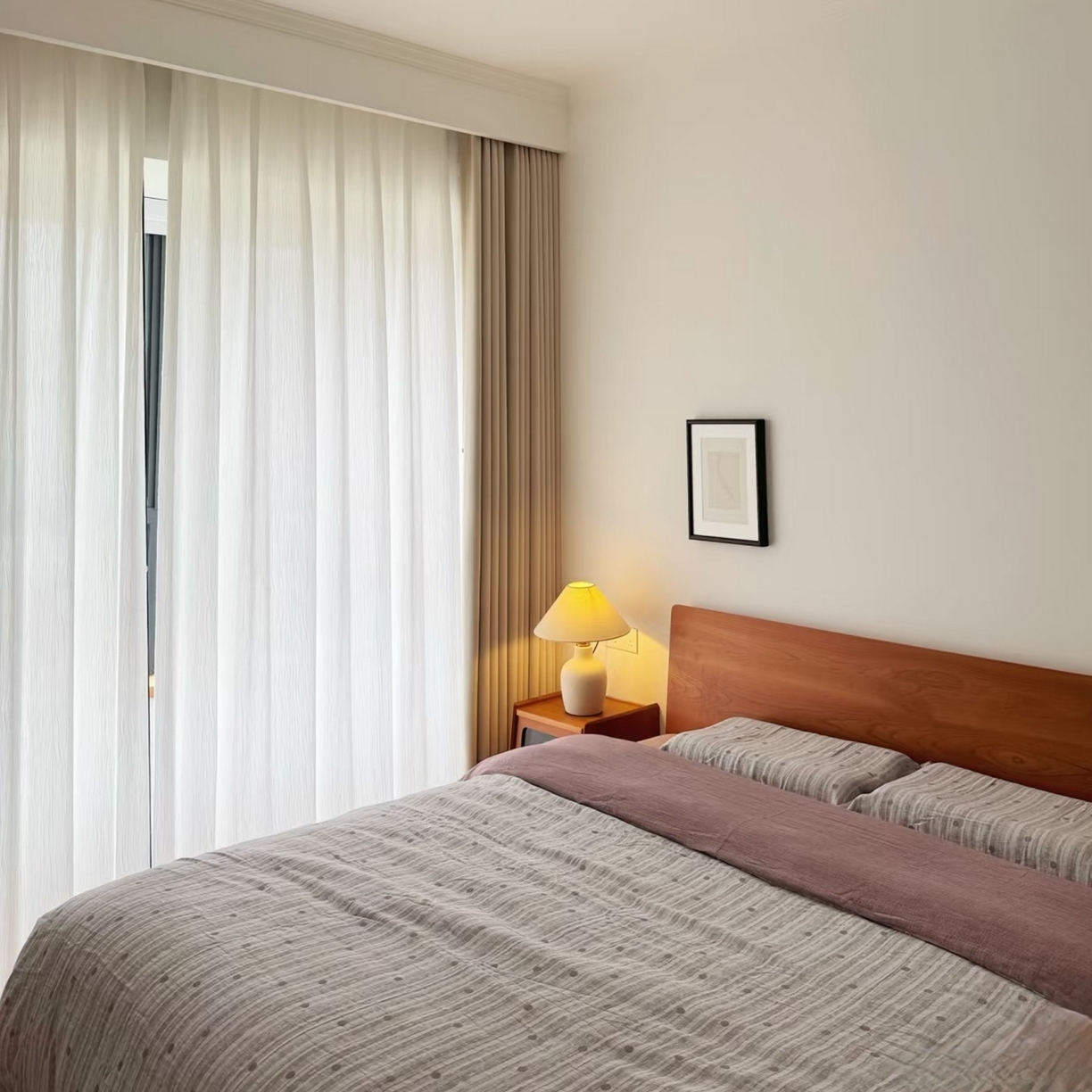 91家纺网 家纺一手货源 找家纺 （总）双层纱家居 2026新款波点全棉纯棉色织提花双层纱四件套