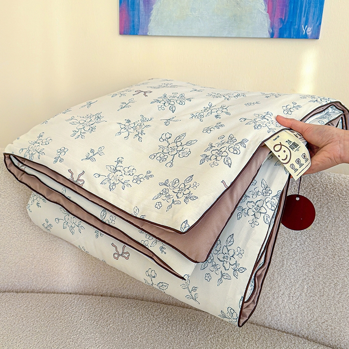 91家纺网 家纺一手货源 找家纺 （总）老帅的工厂店 2026新款A类水洗皱皱纱7A抑菌夏被夏凉被空调被