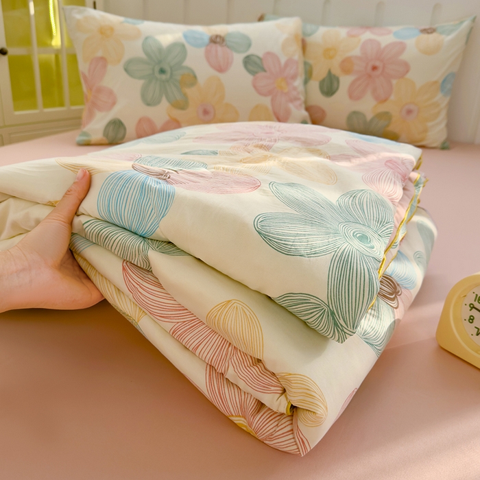 91家纺网 家纺一手货源 找家纺 （总）老帅的工厂店 2026新款A类水洗皱皱纱7A抑菌夏被夏凉被空调被