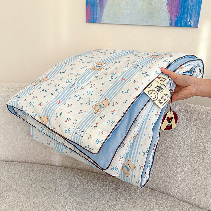 91家纺网 家纺一手货源 找家纺 （总）老帅的工厂店 2026新款A类水洗皱皱纱7A抑菌夏被夏凉被空调被