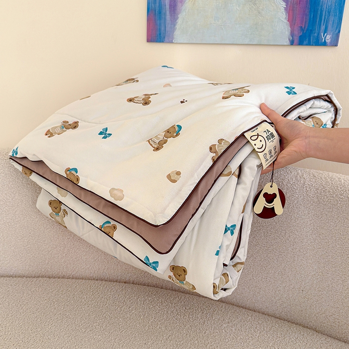 91家纺网 家纺一手货源 找家纺 （总）老帅的工厂店 2026新款A类水洗皱皱纱7A抑菌夏被夏凉被空调被