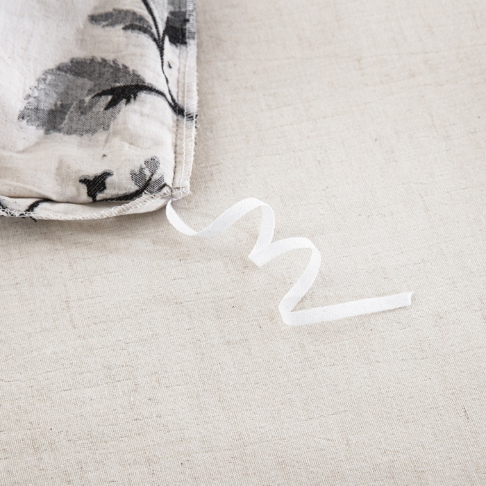 91家纺网 家纺一手货源 找家纺 双层纱家居 2026新款梦华录棉麻剪花高奢款四件套 梦华录-灰