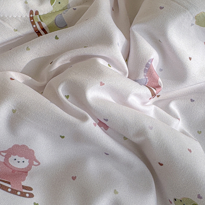 91家纺网 家纺一手货源 找家纺 老帅的工厂店 2026新款A类水洗皱皱纱7A抑菌夏被夏凉被空调被 木马小趣