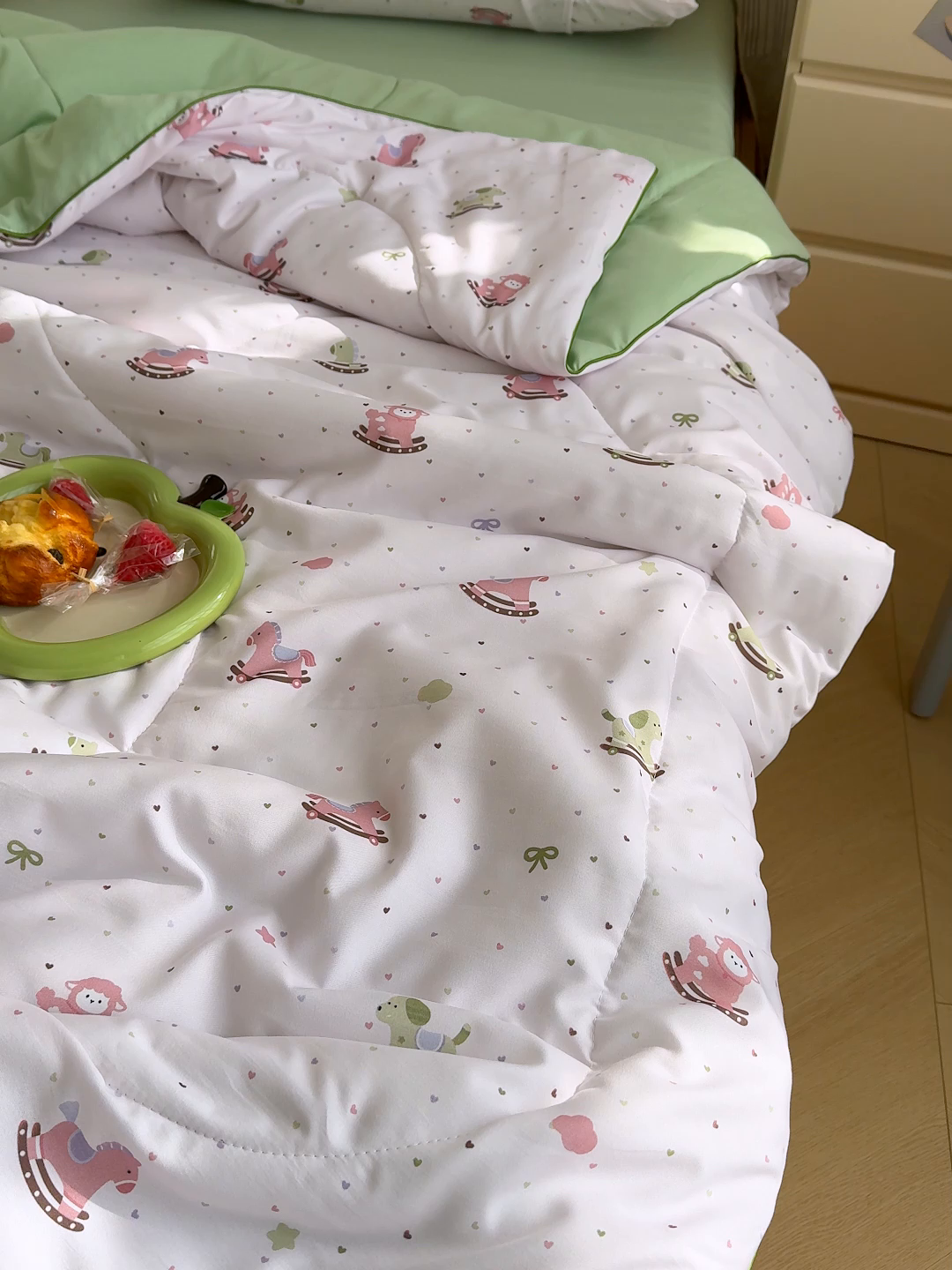 91家纺网 家纺一手货源 找家纺 老帅的工厂店 2026新款A类水洗皱皱纱7A抑菌夏被夏凉被空调被 木马小趣