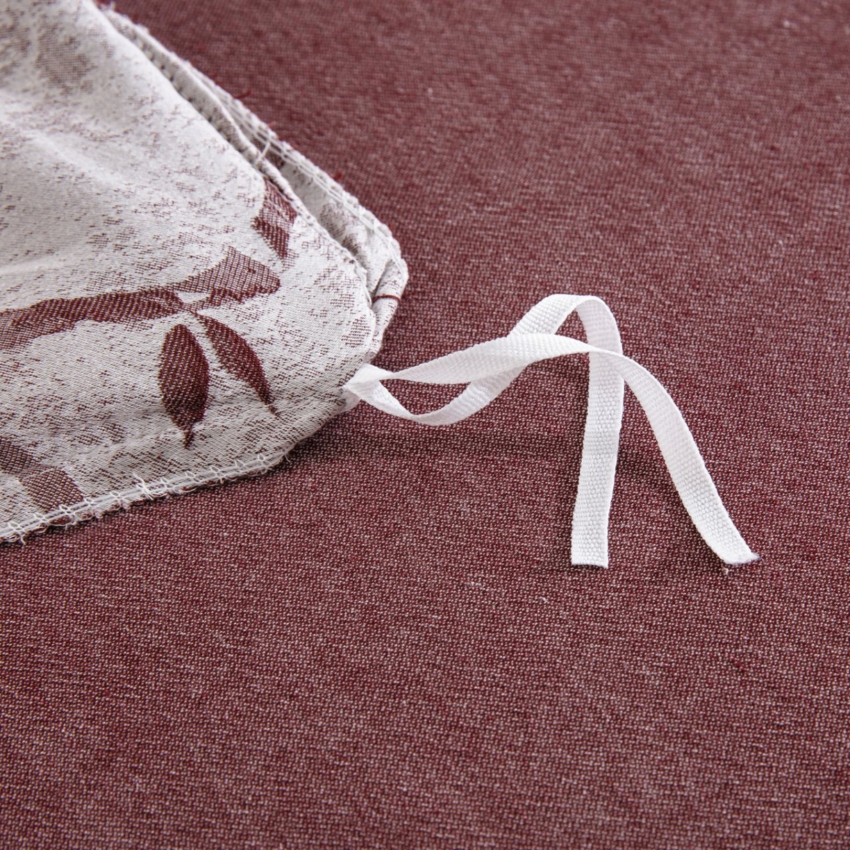 91家纺网 家纺一手货源 找家纺 双层纱家居 2026新款曼妙花园花边镂空款四件套 曼妙花园豆沙