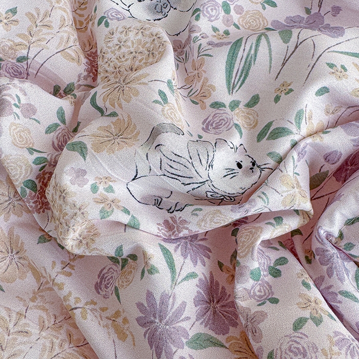 91家纺网 家纺一手货源 找家纺 老帅的工厂店 2026新款A类水洗皱皱纱7A抑菌夏被夏凉被空调被 晴天小猫