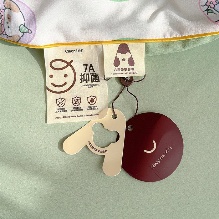 91家纺网 家纺一手货源 找家纺 老帅的工厂店 2026新款A类水洗皱皱纱7A抑菌夏被夏凉被空调被 绅士萌团