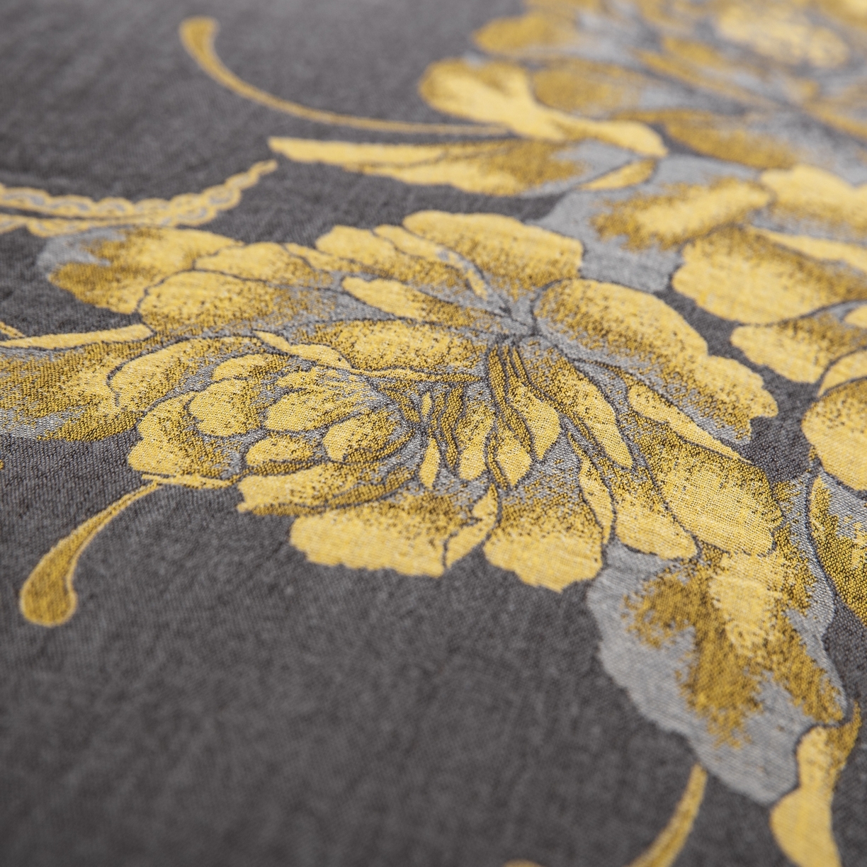 91家纺网 家纺一手货源 找家纺 （总）双层纱家居 2026新款镂空加宽飞边全棉纯棉色织提花双层纱四件套-芳华