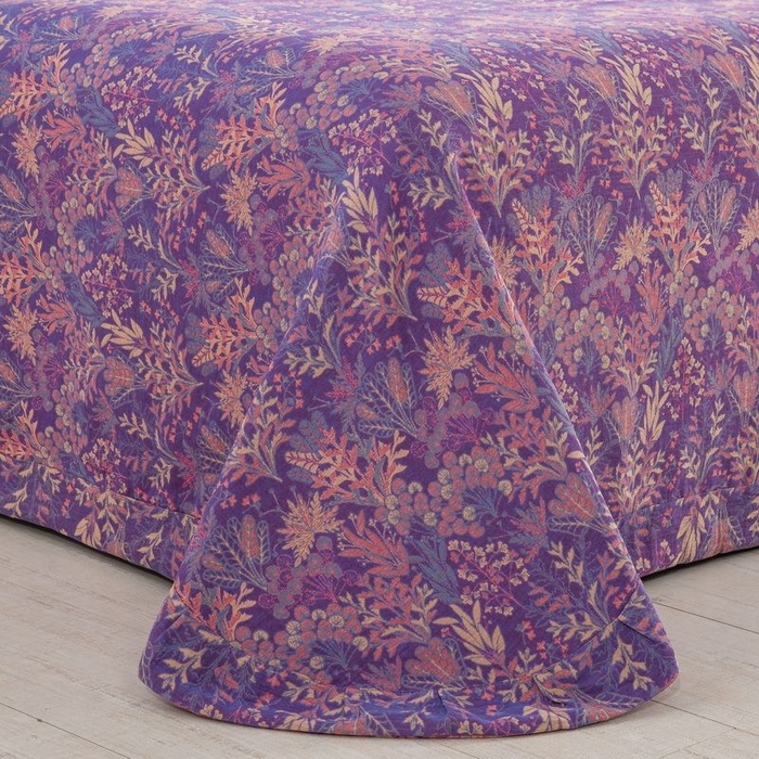 91家纺网 家纺一手货源 找家纺 双层纱家居 2026新款镂空飞边款四件套-薰衣草 薰衣草-紫