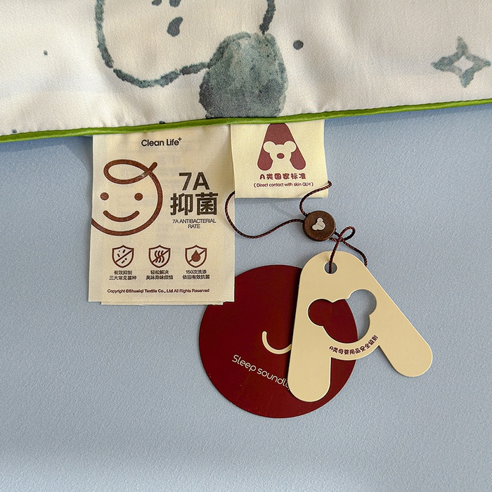 91家纺网 家纺一手货源 找家纺 老帅的工厂店 2026新款A类水洗皱皱纱7A抑菌夏被夏凉被空调被 小狗云朵梦