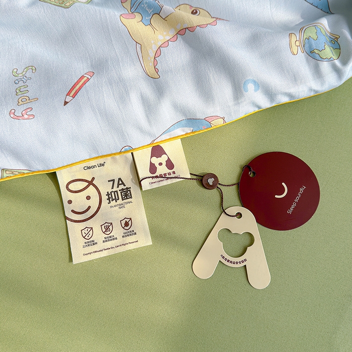 91家纺网 家纺一手货源 找家纺 老帅的工厂店 2026新款A类水洗皱皱纱7A抑菌夏被夏凉被空调被 小恐龙课堂