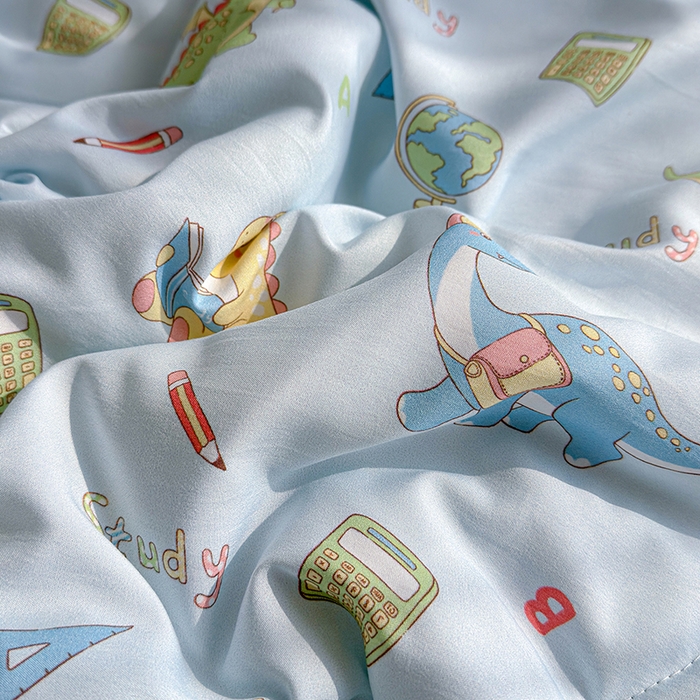 91家纺网 家纺一手货源 找家纺 老帅的工厂店 2026新款A类水洗皱皱纱7A抑菌夏被夏凉被空调被 小恐龙课堂