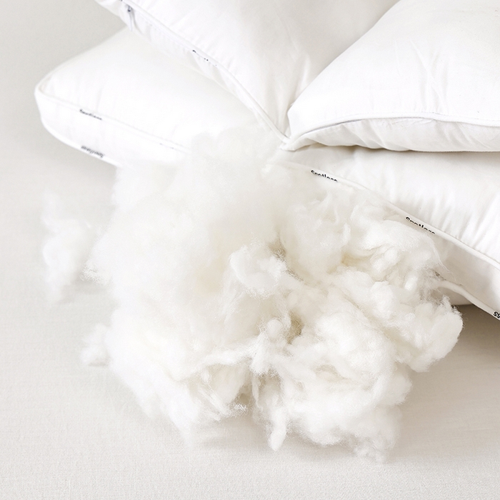 91家纺网 家纺一手货源 找家纺 梵希良品家纺 2026新款纯棉二合一牵引枕头多功能护颈枕头按摩舒适spa枕头酒店枕头枕芯 白色