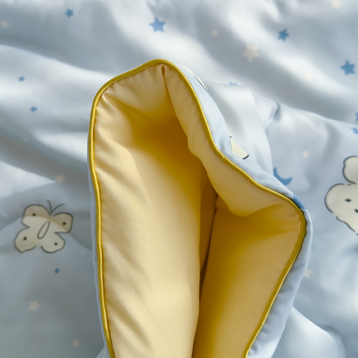 91家纺网 家纺一手货源 找家纺 老帅的工厂店 2026新款A类水洗皱皱纱7A抑菌夏被夏凉被空调被 小奶狗