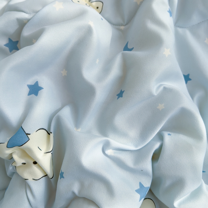 91家纺网 家纺一手货源 找家纺 老帅的工厂店 2026新款A类水洗皱皱纱7A抑菌夏被夏凉被空调被 小奶狗