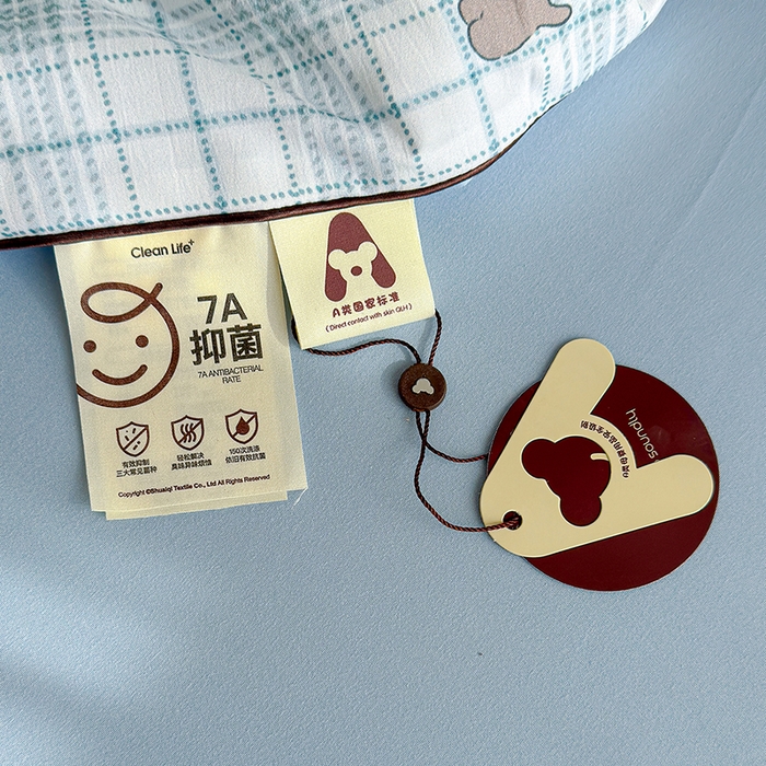 91家纺网 家纺一手货源 找家纺 老帅的工厂店 2026新款A类水洗皱皱纱7A抑菌夏被夏凉被空调被 英伦腊肠狗