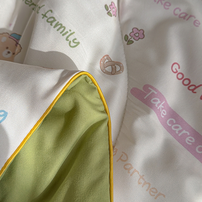 91家纺网 家纺一手货源 找家纺 老帅的工厂店 2026新款A类水洗皱皱纱7A抑菌夏被夏凉被空调被 友谊日记