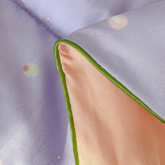 91家纺网 家纺一手货源 找家纺 老帅的工厂店 2026新款A类水洗皱皱纱7A抑菌夏被夏凉被空调被 云间兔花