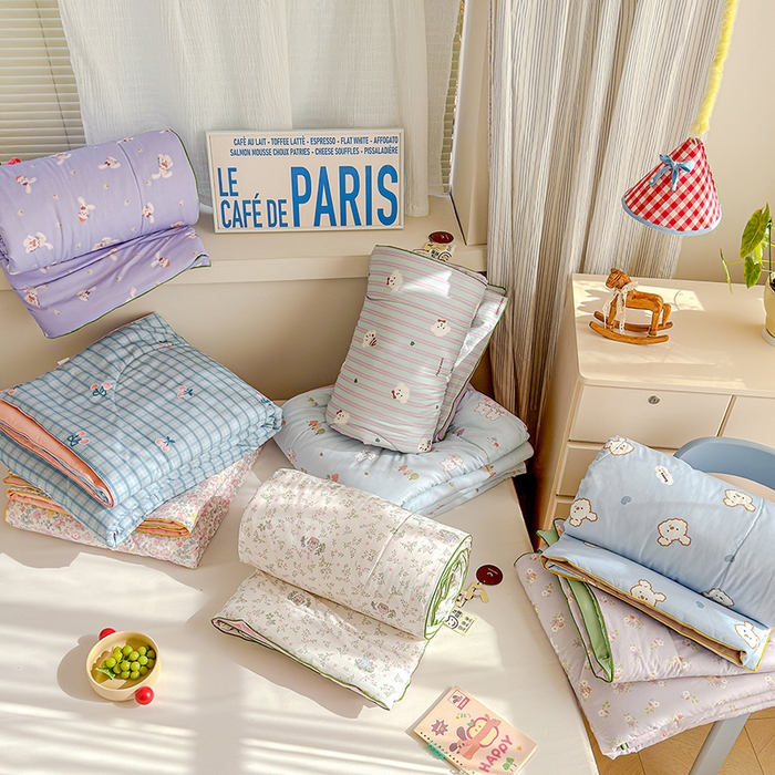 91家纺网 家纺一手货源 找家纺 老帅的工厂店 2026新款A类水洗皱皱纱7A抑菌夏被夏凉被空调被 组合图仅供展示不可下单