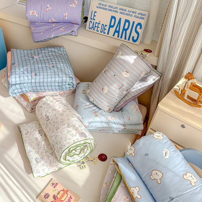 91家纺网 家纺一手货源 找家纺 老帅的工厂店 2026新款A类水洗皱皱纱7A抑菌夏被夏凉被空调被 组合图仅供展示不可下单