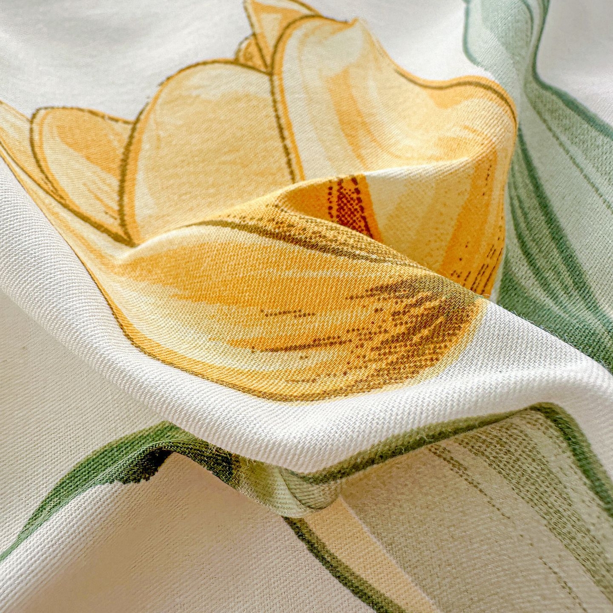 91家纺网 家纺一手货源 找家纺 恩泽家纺 2026新款13372ins全棉印花四件套单品系列-单枕套 沐浴暖阳