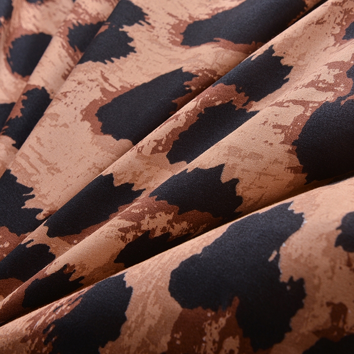 91家纺网 家纺一手货源 找家纺 （总）柏钧家纺 2026豹纹田园风外贸跨境电商热销款印花套件系列--单品被套被套单件