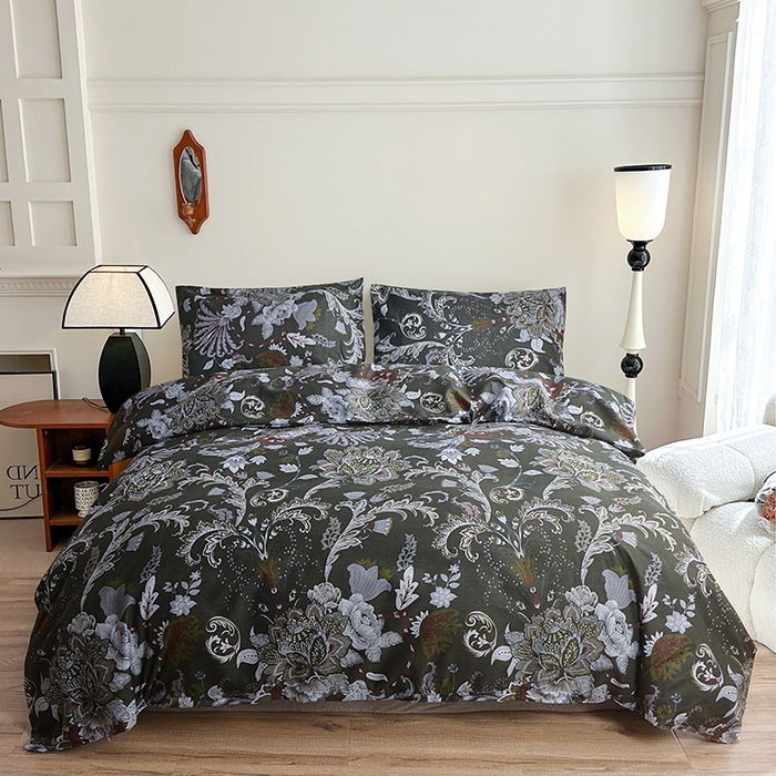 柏钧家纺 2026豹纹田园风外贸跨境电商热销款印花套件系列--单品被套被套单件 幽梦