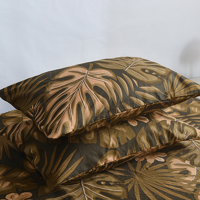 91家纺网 家纺一手货源 找家纺 柏钧家纺 2026豹纹田园风外贸跨境电商热销款印花套件系列--单品被套被套单件 奇幻森林