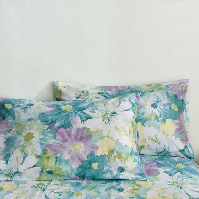 91家纺网 家纺一手货源 找家纺 柏钧家纺 2026豹纹田园风外贸跨境电商热销款印花套件系列--单品被套被套单件 碧莎