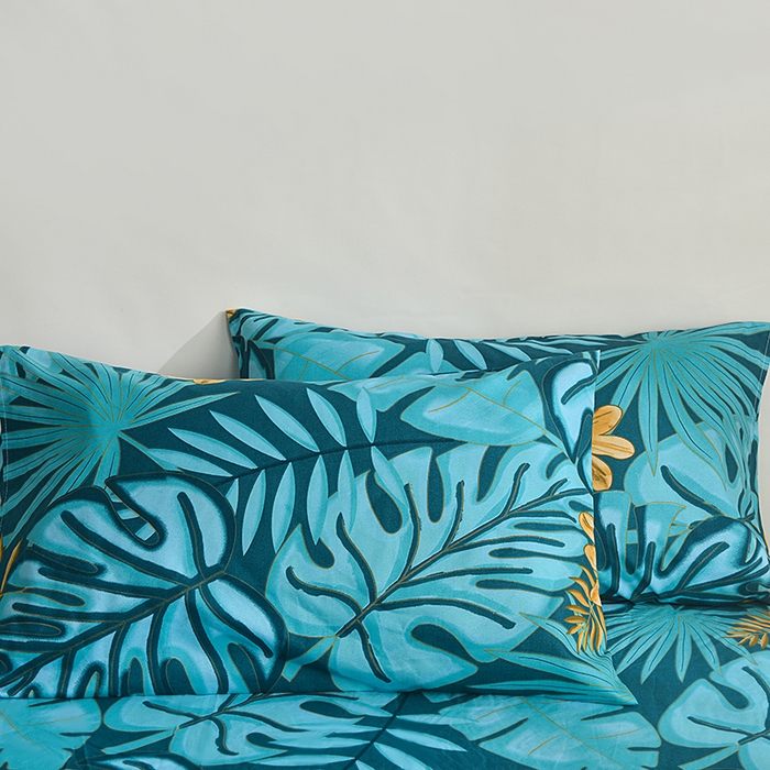 91家纺网 家纺一手货源 找家纺 柏钧家纺 2026豹纹田园风外贸跨境电商热销款印花套件系列--单品被套被套单件 米夏