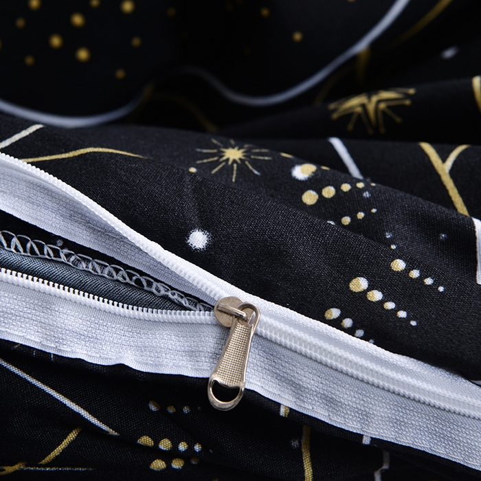 91家纺网 家纺一手货源 找家纺 柏钧家纺 2026豹纹田园风外贸跨境电商热销款印花套件系列--单品被套被套单件 行星