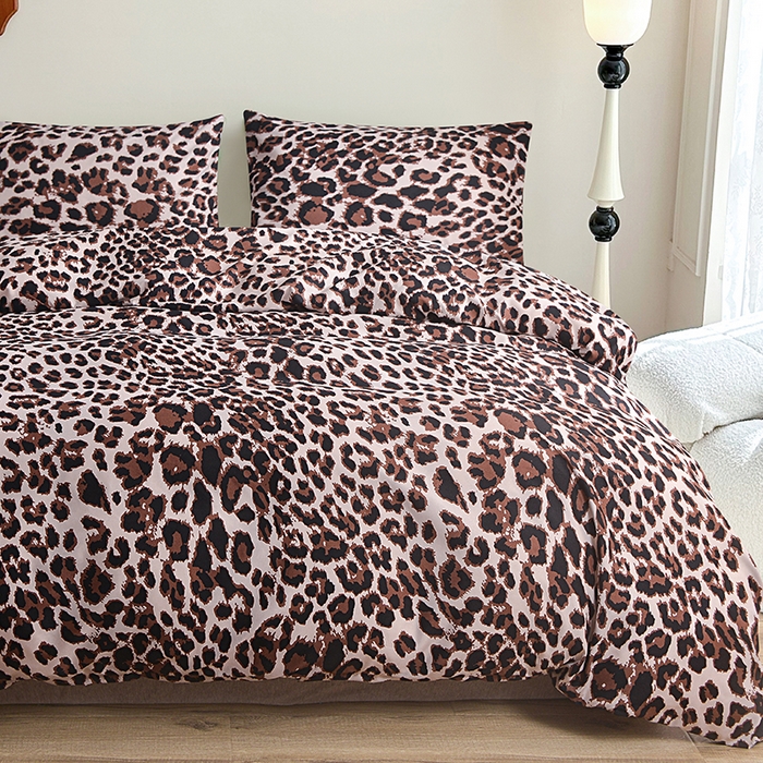 91家纺网 家纺一手货源 找家纺 柏钧家纺 2026豹纹田园风外贸跨境电商热销款印花套件系列--单品被套被套单件 波斯