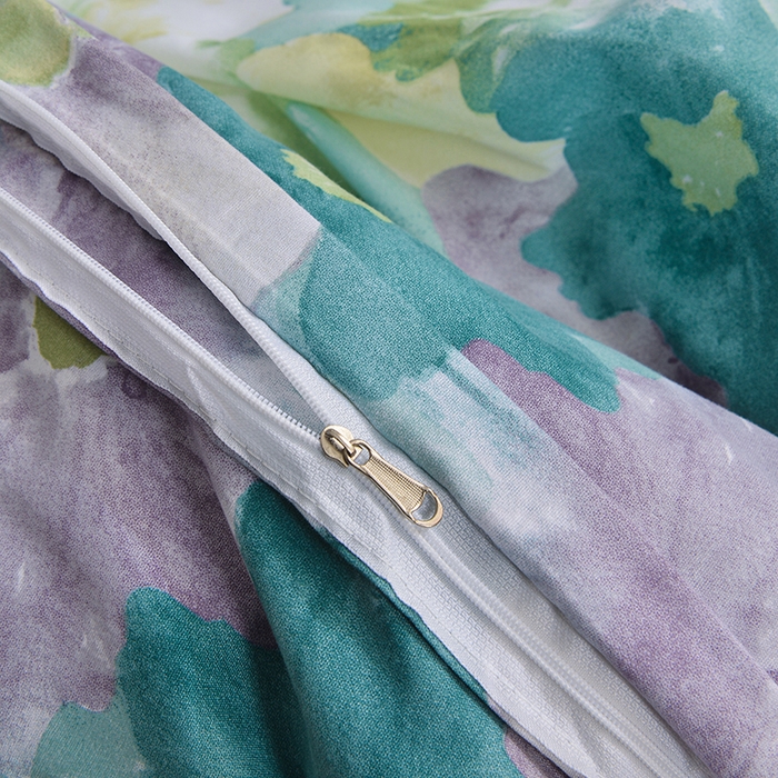 91家纺网 家纺一手货源 找家纺 柏钧家纺 2026豹纹田园风外贸跨境电商热销款印花套件系列--单品被套被套单件 碧莎