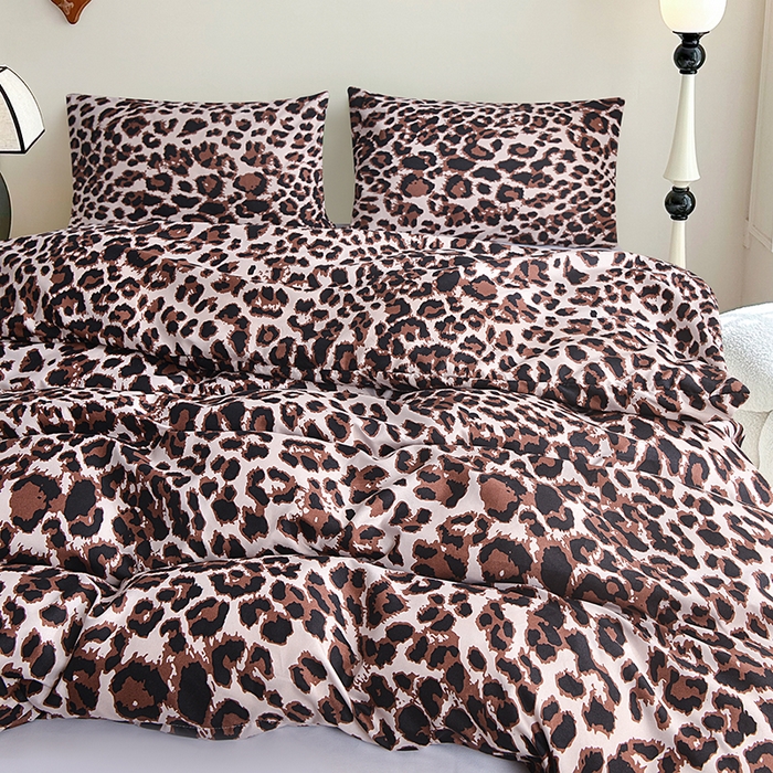 91家纺网 家纺一手货源 找家纺 柏钧家纺 2026豹纹田园风外贸跨境电商热销款印花套件系列--单品被套被套单件 波斯