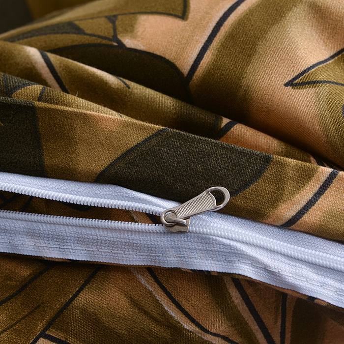 91家纺网 家纺一手货源 找家纺 柏钧家纺 2026豹纹田园风外贸跨境电商热销款印花套件系列--单品被套被套单件 奇幻森林