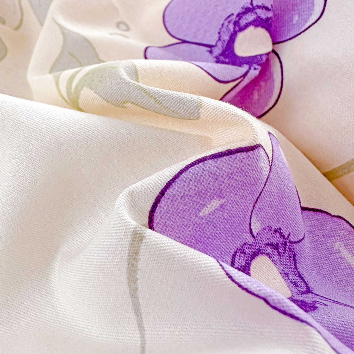 91家纺网 家纺一手货源 找家纺 恩泽家纺 2026新款13372ins全棉印花四件套单品系列-单枕套 樱雪