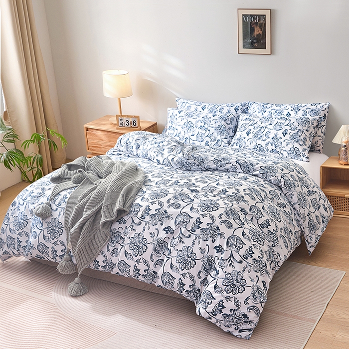 91家纺网 家纺一手货源 找家纺 （总）柏钧家纺 2026爆款热销款专供跨境外贸跨境电商印花套件系列--单品被套被套单件