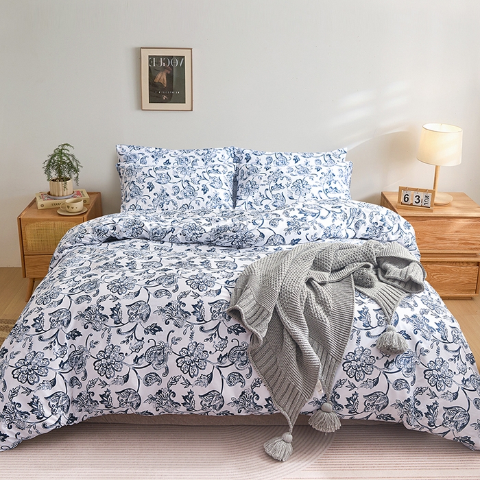柏钧家纺 2026爆款热销款专供跨境外贸跨境电商印花套件系列--单品被套被套单件 东离