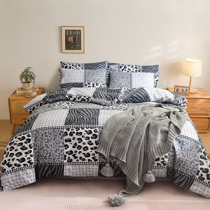 柏钧家纺 2026爆款热销款专供跨境外贸跨境电商印花套件系列--单品被套被套单件 米亚